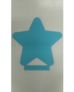 Plexiglas plaatje - Kerstster - 17x17cm