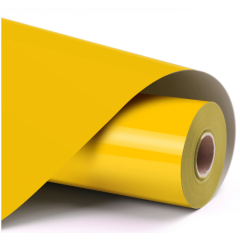 Heat Transfer Vinyl Basic- Yellow - 30.5 x 180 cm (000834)
