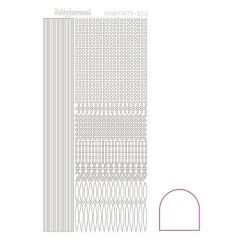 Hobbydots stickervel 003 - White (Adhesive)