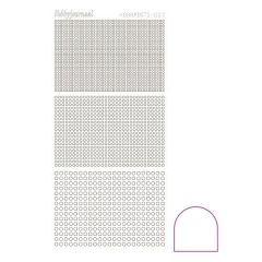 Hobbydots stickervel 007 - White (Adhesive)