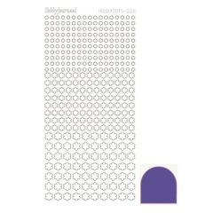 Hobbydots stickervel 008 - Purple (Mirror)