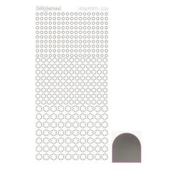 Hobbydots stickervel 008 - Silver (Mirror)