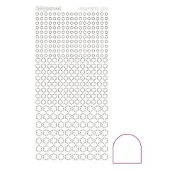 Hobbydots stickervel 008 - White (Adhesive)