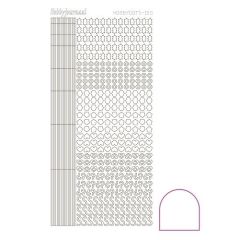 Hobbydots stickervel 010 - White (Adhesive)