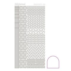 Hobbydots stickervel 012 - White (adhesive)