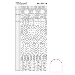 Hobbydots stickervel 014 - White (Adhesive)