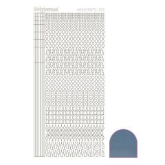 Hobbydots stickervel 015 - Ice (Mirror)
