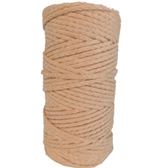 DekoArt Macramékoord 4 mm 100 m Abrikoos (1004Apricot) *