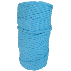 DekoArt Macramékoord 4 mm 100 m Turquoise (1004Turkis) *