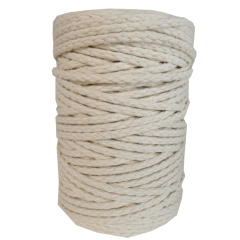 DekoArt Macramékoord 6 mm 100 m Naturel (1006Natur) *