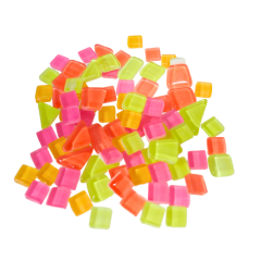 Soft Glas Polygonal Helder Mix Glow in the Dark 100 gr (1011099) *