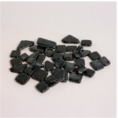 Soft Glas Polygonal Glitter Zwart 100 gr (1017491) *