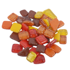 Soft Glas Polygonal Glitter Mix Indian Summer 100 gr (1017551) *