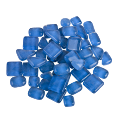 Soft Glas Polygonal Helder Blauw 100 gr (1017581) *