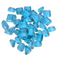 Soft Glas Polygonal Helder Lichtblauw 100 gr (1017587) *