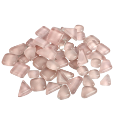 Soft Glas Polygonal Helder Roze 100 gr (1017623) *