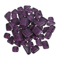 Soft Glas Polygonal Helder Paars 100 gr (1017629) *