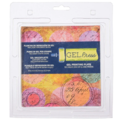 Gel Press • Gel Drukplaat Vierkant 15,24x15,24cm (10800)
