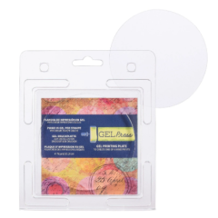 Gel Press • Gel Drukplaat Cirkel ø10,16cm (10806-4)