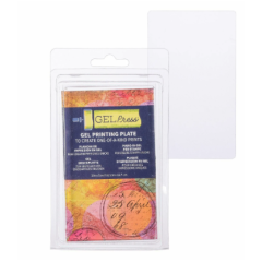 Gel Press • Gel Drukplaat Rechthoek 7,62x12,7cm (10808) 