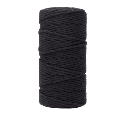 Vaessen Creative • Macramé Touw 3mmx100m Zwart (11305-06) *