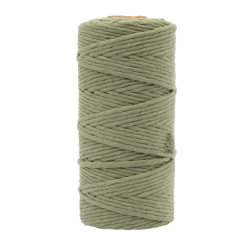 Vaessen Creative • Macramé Touw 3mmx100m Olijfgroen (11305-10) *