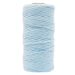 Vaessen Creative • Macramé Touw 3mmx100m Lichtblauw (11305-13) *
