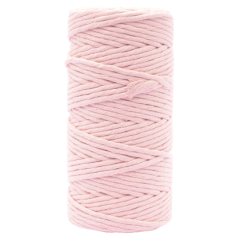 Vaessen Creative • Macramé Touw 3mmx100m Lichtroze (11305-14) *