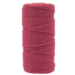 Vaessen Creative • Macramé Touw 3mmx100m Bordeauxrood (11305-16) *