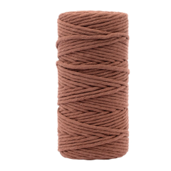 Vaessen Creative • Macramé Touw 3mmx100m Bruin (11305-17) *
