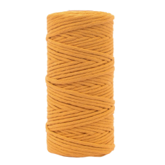 Vaessen Creative • Macramé Touw 3mmx100m Okergeel (11305-18) *