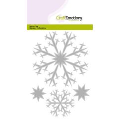 CraftEmotions Die - kristallen groot Card 10,5x14,8cm (115633/0509) (AFGEPRIJSD)