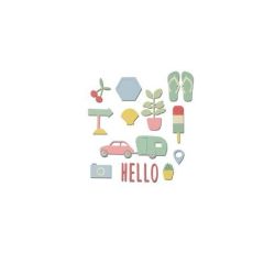 Sizzix Thinlits Die Set 17PK - Summer Time - My Life Handmade (04-18) (662547) (AFGEPRIJSD)