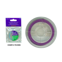 Beading wire 0,45 mm. 10 mt. Purple (12009-1004)