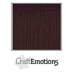 Linnenkarton CraftEmotions-A4-1260 (Mahoniebruin)