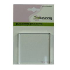 CraftEmotions blok voor clearstempel 74x74mm - 8mm (130501/1912)