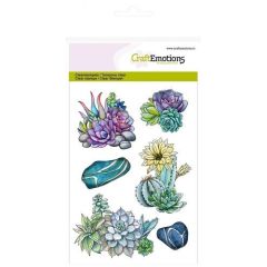 CraftEmotions clearstamps A6 - cactus vetplant Botanical Nature (130501/1255) (AFGEPRIJSD)