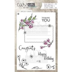 COOSA Crafts - clearstamps A6 - Envelope Flowers A6 (ENG) (130630/1033) (AFGEPRIJSD)