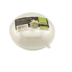 Vaessen Creative • Plastic Bal Vlak 2-delig Pre-packed 9cm (1613-071)