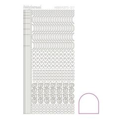 Hobbydots stickervel 017 - White (Adhesive)