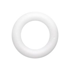 Styropor platte halve ring - 20 cm (STY0201)