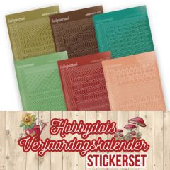 Hobbydots Birthday calendar 2 Stickerset