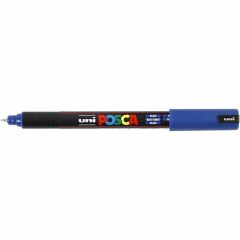 Uni Posca Verfmarker - lijndikte: 0,7 mm - PC-1MR - Donker Blauw - 33
