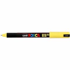 Uni Posca Verfmarker - lijndikte: 0,7 mm - PC-1MR - Geel - 02