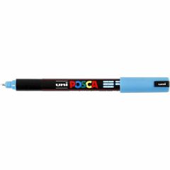Uni Posca Verfmarker - lijndikte: 0,7 mm - PC-1MR - Licht Blauw - 08