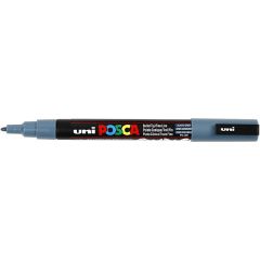 Uni Posca Verfmarker - lijndikte: 0,9-1,3 mm - PC-3M - Leigrijs - 61