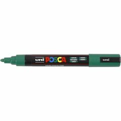Uni Posca Verfmarker - lijndikte: 2,5 mm - PC-5M - Donkergroen - 6