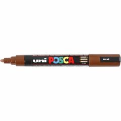 Uni Posca Verfmarker - lijndikte: 2,5 mm - PC-5M - Bruin - 21