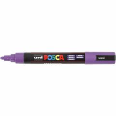 Uni Posca Verfmarker - lijndikte: 2,5 mm - PC-5M - Paars - 12