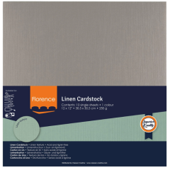 Florence • Linnenkarton 250g 30,5x30,5cm Concrete 10x 2822-087)